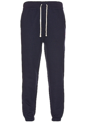 Polo Ralph Lauren Fleece Pant Relaxed in Cruise Navy - Blue. Size L (also in M, S, XL/1X).