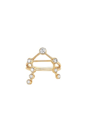 Logan Hollowell Libra Constellation Ring in Gold - Metallic Gold. Size 6 (also in ).
