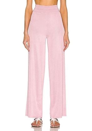 ALAÏA Edition 1993 Wide Leg Pant in Rose - Rose. Size 38 (also in 42).