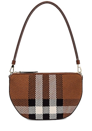 Burberry Olympia Pouch Bag in Birch Brown - Brown. Size all.