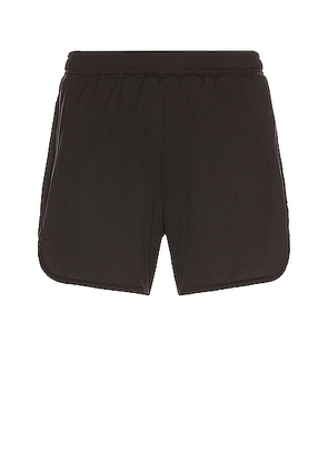 Reigning Champ Running Short in Black - Black. Size L (also in XL).