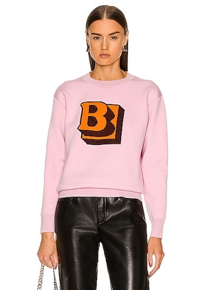 Burberry Kyra Sweater in Pale Candy Pink - Pink. Size L (also in S, XS).