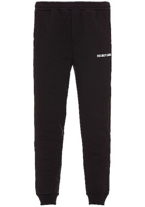 Helmut Lang Relaxed Jogger in Black - Black. Size L (also in S, XL).