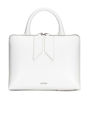 THE ATTICO Monday Top Handle Bag in White - White. Size all.