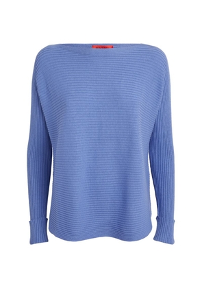 Max & Co. Cotton-Blend Ribbed Sweater