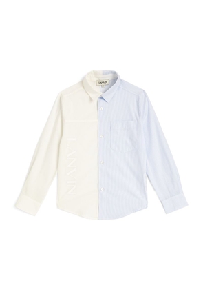 Lanvin Enfant Cotton Striped Shirt (4-14 Years)
