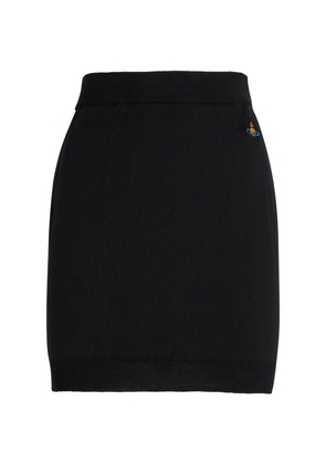 Vivienne Westwood Cotton Logo Bea Mini Skirt