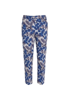Weekend Max Mara Cropped Floral Ravello Trousers