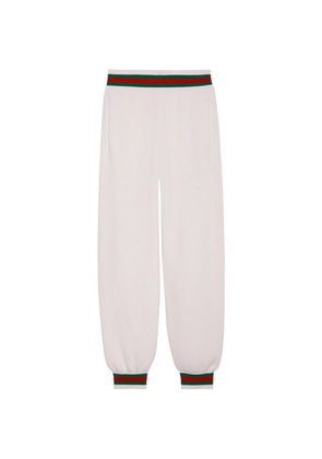 Gucci Wool Web-Trimmed Trousers
