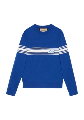 Gucci Knit Wool Sweater With Square Gg