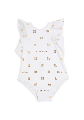 Givenchy Kids Ruffled-Shoulder Swimsuit (6-18 Months)