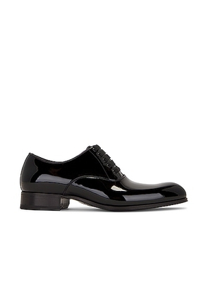 TOM FORD Patent Lace Up Derby in Black - Black. Size 10 (also in 11, 12, 8).
