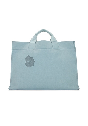 Objects IV Life Logo Beach Tote in Ice Blue - Baby Blue. Size all.