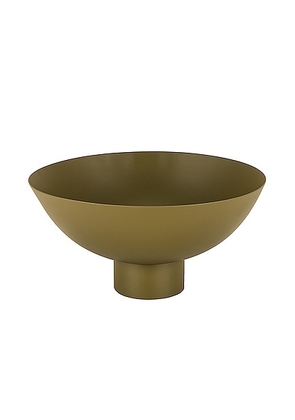 HAWKINS NEW YORK Large Essential Footed Bowl in Olive - Olive. Size all.