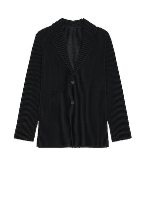 Homme Plisse Issey Miyake Basic Blazer in Black - Black. Size 1 (also in 3, 4).