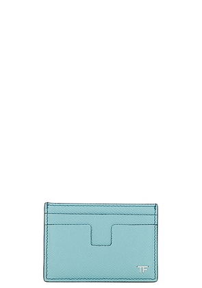 TOM FORD Classic Card Holder in Nile Blue - Baby Blue. Size all.
