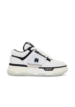 Amiri Ma-1 Sneaker in White & Black - White. Size 40 (also in 41, 42, 43, 44, 45, 46).