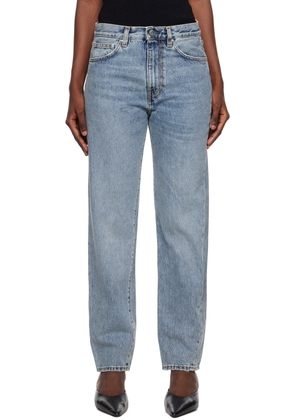 TOTEME Blue Twisted Seam Jeans