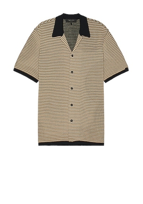 Rag & Bone Felix Button Down Shirt in Black & Multi - Black. Size M (also in L, S).