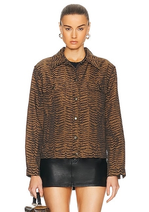 fendi Fendi Animal Jacket in Brown - Brown. Size 44 (also in ).