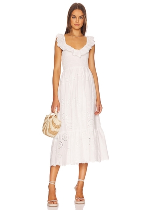 ASTR the Label Cottage Dress in White. Size S.