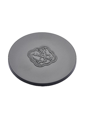 Amoln Black Candle Lid in Black - Black. Size all.