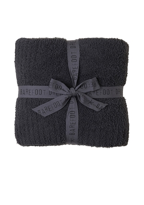 Barefoot Dreams CozyChic Throw in Black.