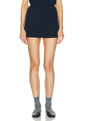 LESET Arielle Mini Skirt in Royal Navy - Navy. Size L (also in S, XS).