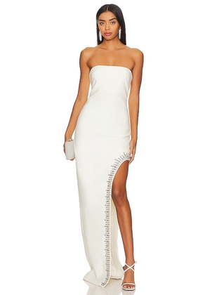 Cinq a Sept Sammy Gown in Ivory. Size 8.