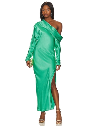 PFEIFFER Sukie Midi Dress in Green. Size XS.