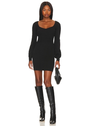 PAIGE Celie Dress in Black. Size M, S, XL, XS.