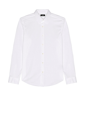 Theory Sylvain Shirt in White. Size M, S.