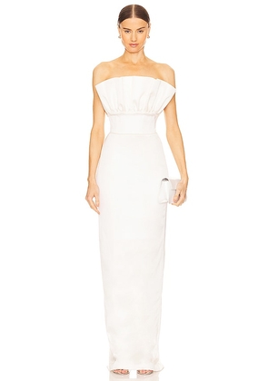 SAU LEE Noah Gown in Ivory. Size 00, 10, 2, 4, 6, 8.