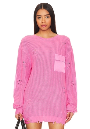 SER.O.YA Devin Sweater in Pink. Size M, S, XL, XS, XXS.