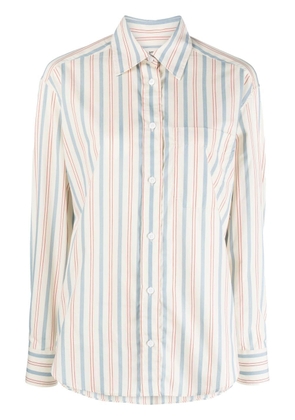 Zadig&Voltaire striped long-sleeve shirt - Neutrals