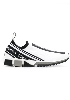 Dolce & Gabbana Sorrento logo mesh sneakers - White