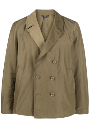 Paltò double-breasted cotton jacket - Green