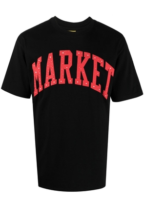 MARKET logo-print cotton T-shirt - Black