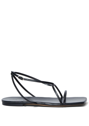 Proenza Schouler square-toe leather sandals - Black