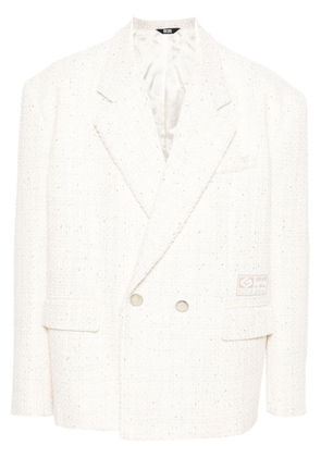Gcds sequin-embellished tweed blazer - Neutrals