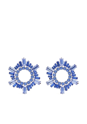 Amina Muaddi Begum Mini circular drop earrings - Blue