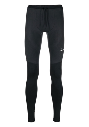 Nike Swoosh detail stretch-leggings - Black