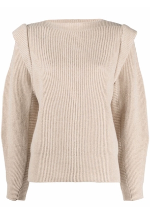 DONDUP long-sleeve knitted jumper - Neutrals