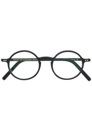 Lunor round frame glasses - Black