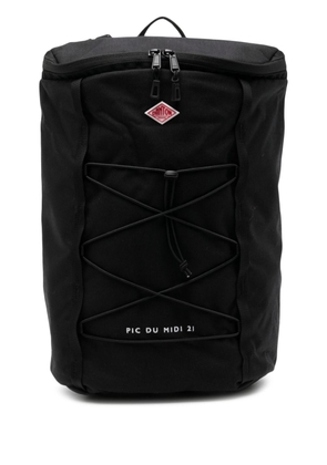 Danton logo-appliqué backpack - Black