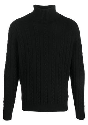 FURSAC cable-knit high-neck jumper - Black