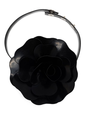 Philosophy Di Lorenzo Serafini floral-appliqué choker necklace - Black