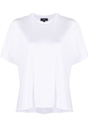 Theory crew-neck cotton T-shirt - White