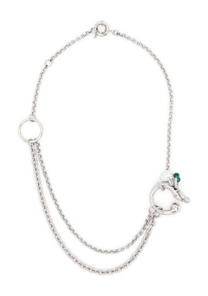 Acne Studios charm-detail multi-chain necklace - Silver