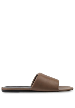 Proenza Schouler smooth leather slides - Brown
